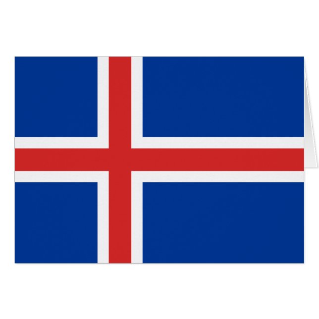 Flag of Iceland (Front Horizontal)