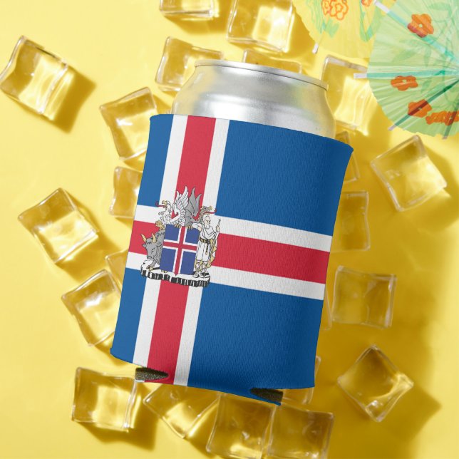 Flag of Iceland Can Cooler (In Situ Summer)