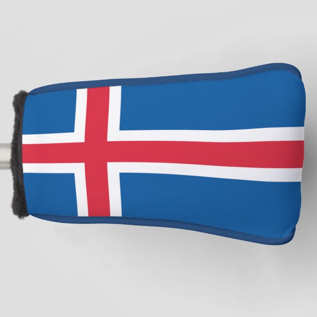Flag of Iceland Golf Head Cover (Front)