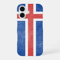 Flag of Iceland Grunge