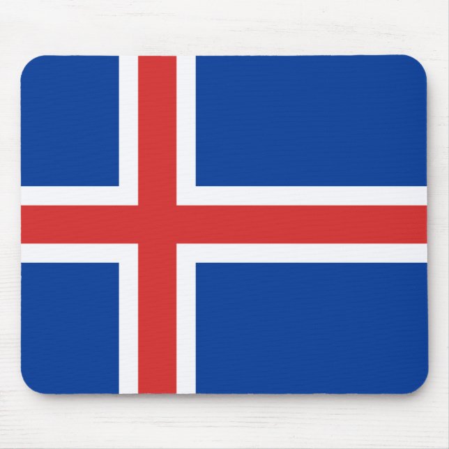 Flag of Iceland Mouse Pad (Front)