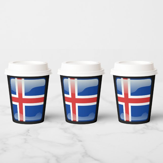 Flag_of_Iceland Paper Cups (Multi)