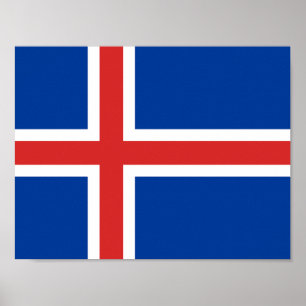 Flag of Iceland Poster