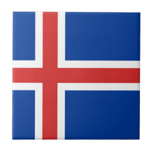 Flag of Iceland Tile