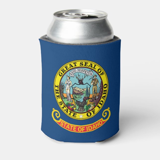 Flag of Idaho Can Cooler (Can Back)