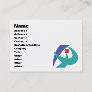 Flag of Iga, Mie, Japan Business Card