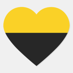 Flag of IJsselstein Heart Sticker