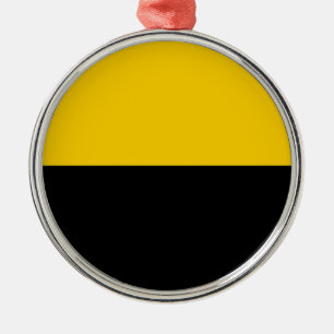 Flag of IJsselstein Metal Tree Decoration