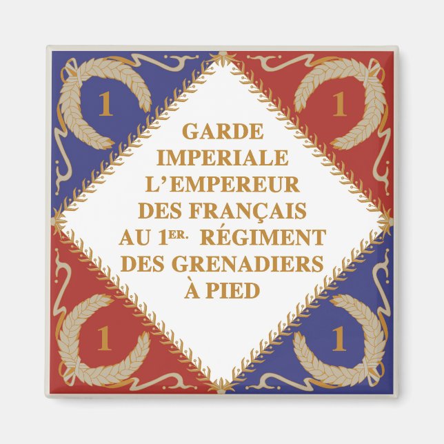 flag of Imperial Guard Magnet (Front)