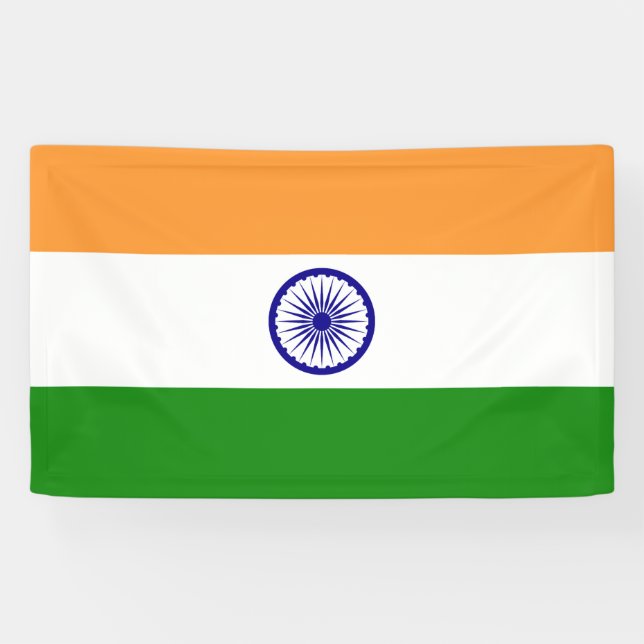Flag of India Banner (Horizontal)