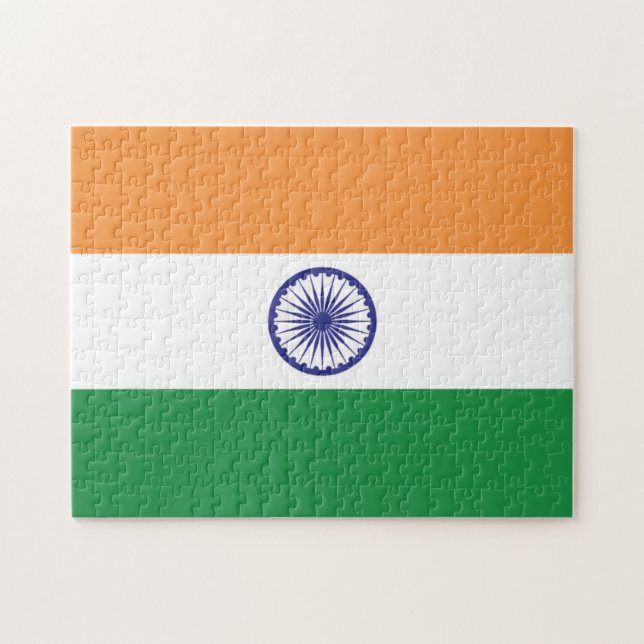 Flag of India Jigsaw Puzzle (Horizontal)