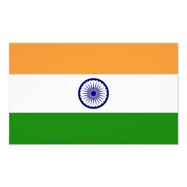 Flag of India Photo Print (Front)