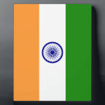 Flag of India Plaque<br><div class="desc">National flag of India.</div>