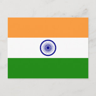 Flag of India Postcard