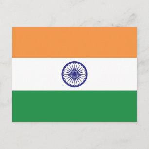 Flag of India Postcard