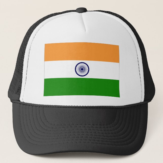 Flag of India Trucker Hat (Front)