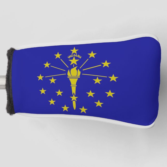 Flag of Indiana Golf Head Cover (Front)
