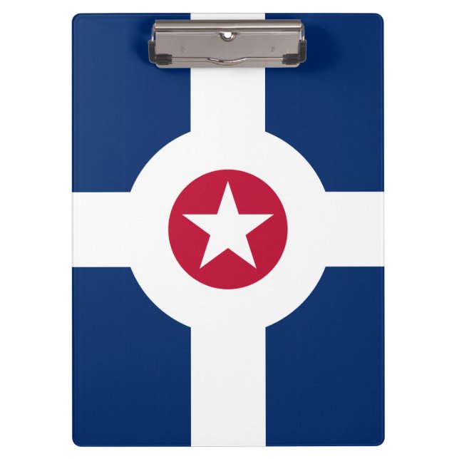 Flag of Indianapolis, Indiana Clipboard (Front)