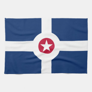 Flag of Indianapolis, Indiana Towel