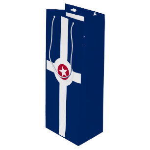 Flag of Indianapolis, Indiana Wine Gift Bag