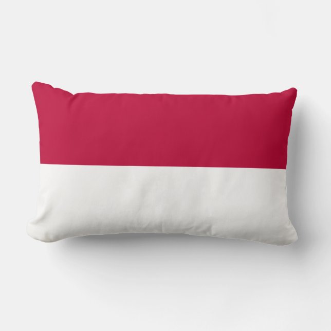 Flag of Indonesia Lumbar Cushion (Front)