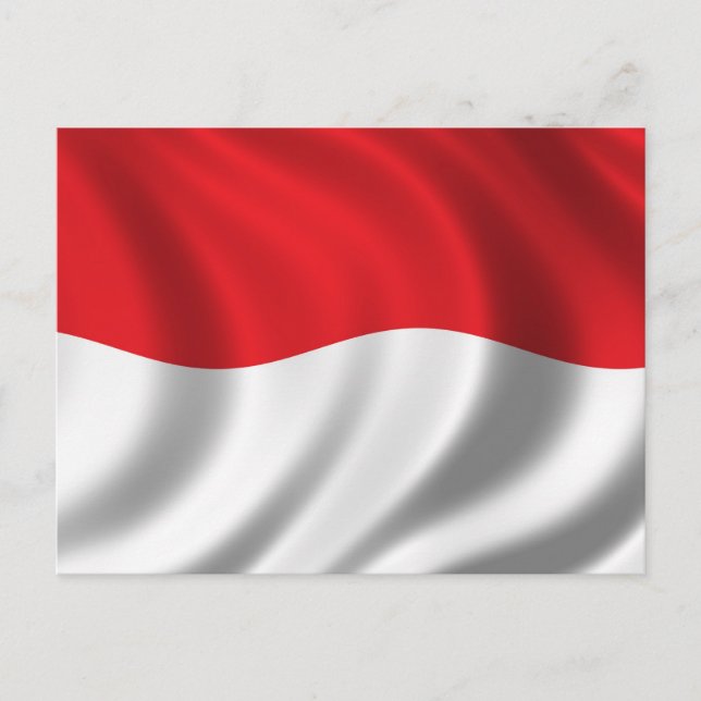 Flag of Indonesia Postcard (Front)