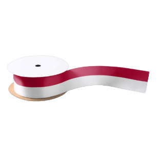 Flag of Indonesia Satin Ribbon