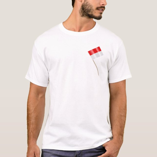 Flag of Indonesia T-Shirt (Front)