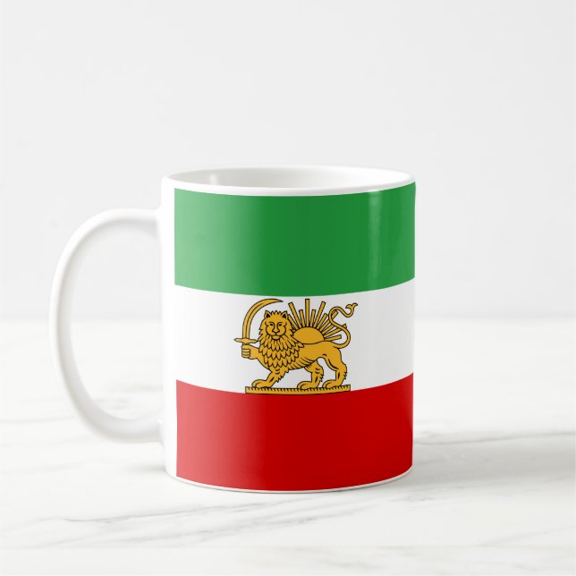 Flag of Iran (1964–1980) Coffee Mug (Left)