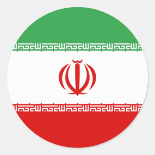 Flag of Iran Classic Round Sticker