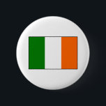 Flag of Ireland 6 Cm Round Badge<br><div class="desc">image shows the Irish Flag or Flag of Ireland,  the green,  white and orange tricolor.</div>