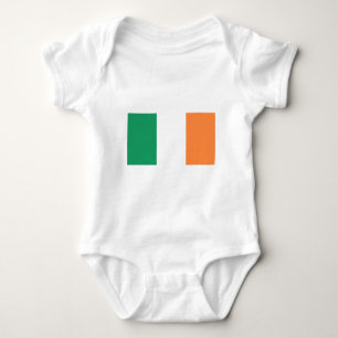 Flag of Ireland (bratach na hÉireann) - Irish Fla Baby Bodysuit