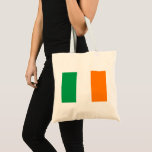 Flag of Ireland Budget Tote Bag<br><div class="desc">The country "Flag of Ireland" with a vertical tricolor of green,  white,  and orange. Click on "Customise" to add name or initials,  if desired.</div>