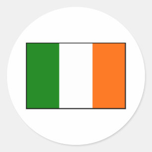 Flag of Ireland Classic Round Sticker