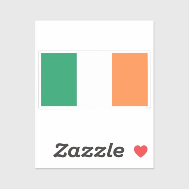 Flag of Ireland custom-cut  (Sheet)