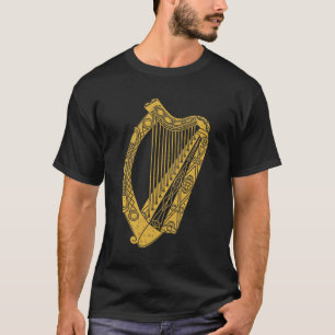 Flag Of Ireland Harp Flag Irish Harp Symbol T-Shirt