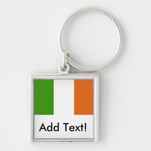 Flag of Ireland Key Ring (Front)