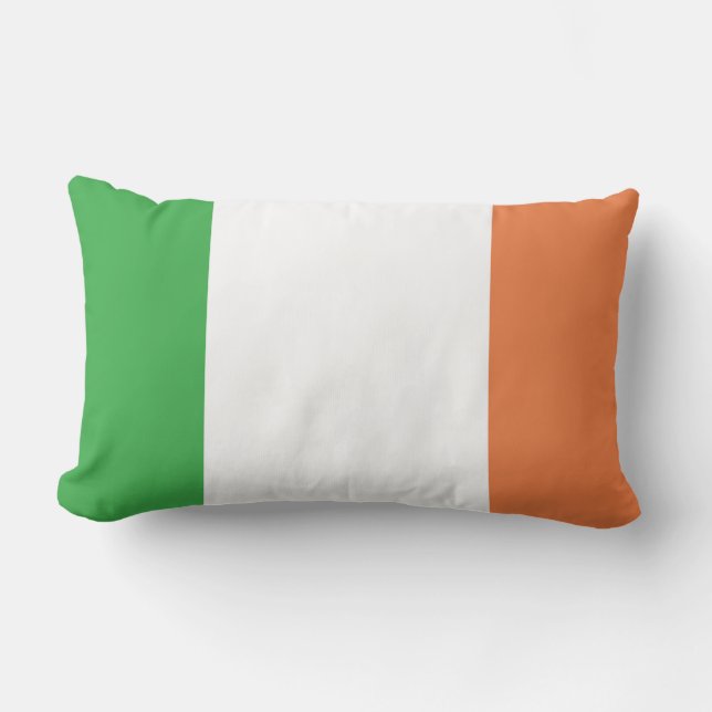 Flag of Ireland Lumbar Cushion (Front)