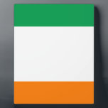 Flag of Ireland Plaque<br><div class="desc">Flag of Ireland - Bratach na hÉireann</div>