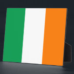Flag of Ireland Plaque<br><div class="desc">Colours of the flag of Ireland.</div>