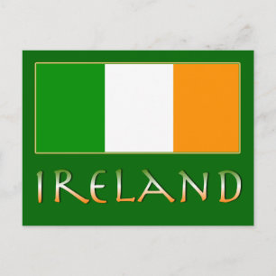 Flag of Ireland Postcard