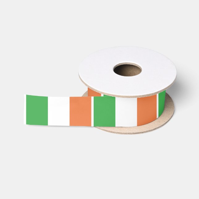 Flag of Ireland Satin Ribbon (Spool)