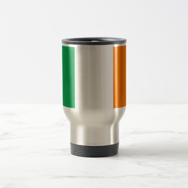 Flag of Ireland Travel Mug (Center)