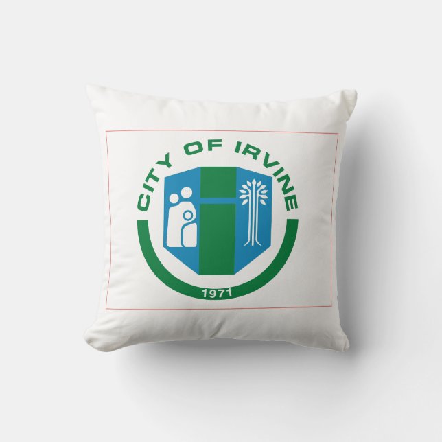 Flag of Irvine, California Cushion (Front)