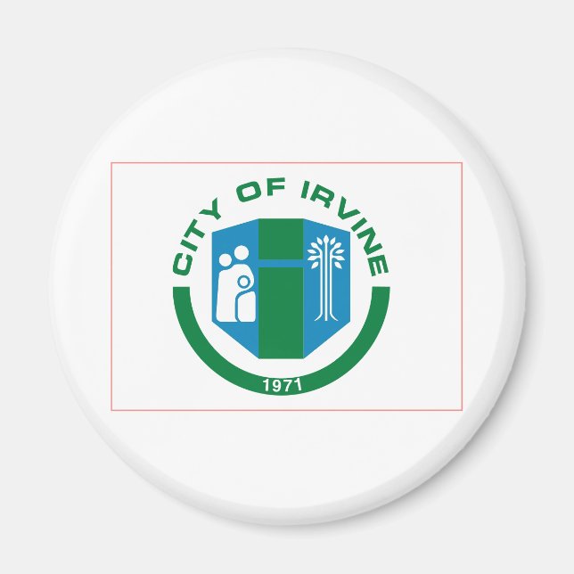 Flag of Irvine, California Magnet (Front)