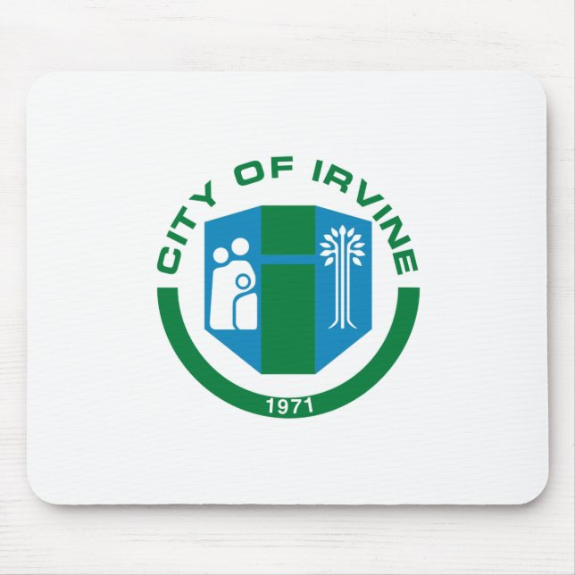 Flag of Irvine (California) Mouse Pad (Front)