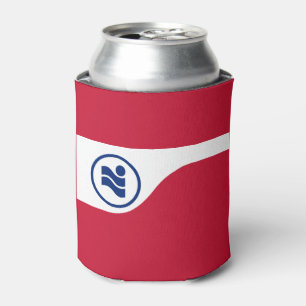 Flag of Irving, Texas Can Cooler