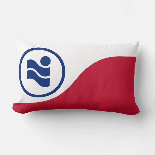 Flag of Irving, Texas Lumbar Cushion (Front)
