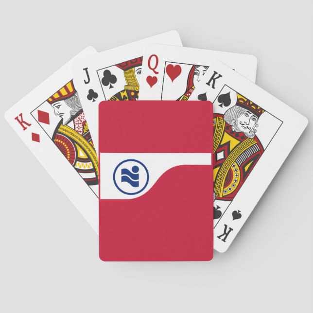 Flag of Irving, Texas Playing Cards (Back)