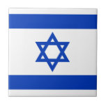 Flag of Israel Ceramic Tile<br><div class="desc">Flag of Israel Ceramic Tile</div>